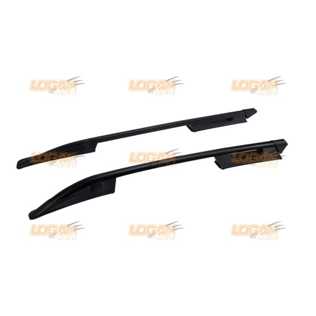 Barres De Toit Longitudinales Noires Pour Nissan Navara NP300 2014-2022 - Aluminium - Neuf