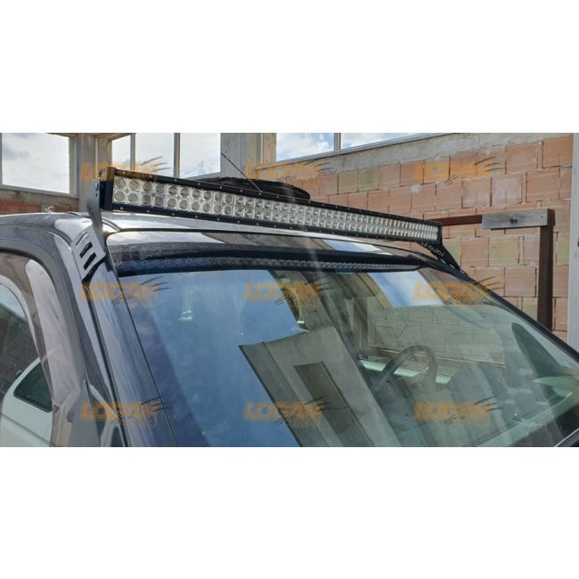 Accessori Off Road 4x4 Staffe Montaggio Barra LED 50 Su Parabrezza Jeep Wrangler JK Led Par Rgbw - Foto 2