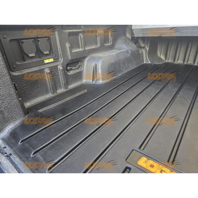 Tappetini Auto Su Misura Per Ford Per Ranger 2024 2025 Versione USA Per Cassone Da 1,5 M E 1,7 M, Set Di Tappetini Antiscivolo In TPE Per Bagagliaio Tappetini Antiscivolo(Nero 3