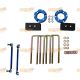 Kit Rialzo Sollevamento Anteriore e Posteriore 2'' + 2 Biellette Barra stabilizzatrice per Ford Ranger T9 2023 - 2024