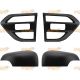 Cover Protezioni per specchietti e Coperture prese d'aria laterali per Ford Ranger T7 T8 2015 - 2023
