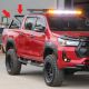 Bed-Rack / Trägersysteme / Gepäckträger für Toyota Hilux Vigo, Revo, Rocco, Invincible 2005 - 2023 mit TÜV/ABE Zertifizierung - Aerodynamisches Design