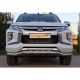 Bull Bar / Protezione / Barra Paraurti Anteriore Con Protezione Sottoscocca per Mitsubishi L200 2015 – 2023 in Acciaio Inox