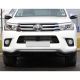 Bull Bar / Protezione / Barra Paraurti Anteriore Con Protezione Sottoscocca per Toyota Hilux 2016 – 2022 in Acciaio Verniciato Nero 