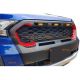 Kühlergrill / Kühlergrillblende / Sportgrill als Kühlergrilleinsatz mit LEDs und Roten Einsätzen für Ford Ranger T8 Wildtrak 2019 – 2022