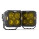 Faretti di Profondità / Luce di Profondità / Luci LED / Faretti LED 3” Compatibilità Universale per Pick Up / Jeep Luce Gialla Spot e Flood