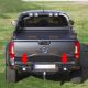 Paraurti Protezione Posteriore Nero per Uso Gravoso con Luci LED per Mercedes Classe X 2017 - 2023