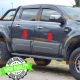 Türaufsätze / Seitenleisten / Prallschutz für Ford Ranger 2012 - 2023 T6 T7 T8