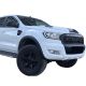 Radläufe / Kotflügelverbreiterungen Slim für Ford Ranger T6 T7 T8 2015 – 2023 mit vorinstalliertem 3M Doppelseitigem Klebeband