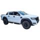 Pedane Laterali Sottoporta per Ford Ranger 2012 - 2023 T6 T7 T8 in Acciaio al Carbonio Modello con Partizione Centrale con Certificazione TÜV / ABE