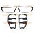 Scheinwerferblenden / Scheinwerferschutz und Rückleuchtenblenden / Rücklichtschutz für Ford Ranger T6 T7 T8 2015 – 2023
