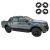 Kotflügelverbreiterungen / Radläufe Schlankes Modell und Spurverbreiterungen / Distanzscheiben für Ford Ranger T6 T7 T8 2012 – 2023 