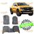 Custom Fit Front and Rear Floor Mats for Ford Ranger T9 2023 - 2024 Raptor, Wildtrak, Wildtrak X, XL, XLT, Limited, Tremor, Platinum