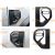Enjoliveurs de Côté d’Ailes Latérales pour Ford Ranger T9 2023 - 2024