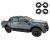 Set Passaruota / Parafanghi Modello Slim e Distanziali per Ford Ranger T6 T7 T8 2012 – 2023 