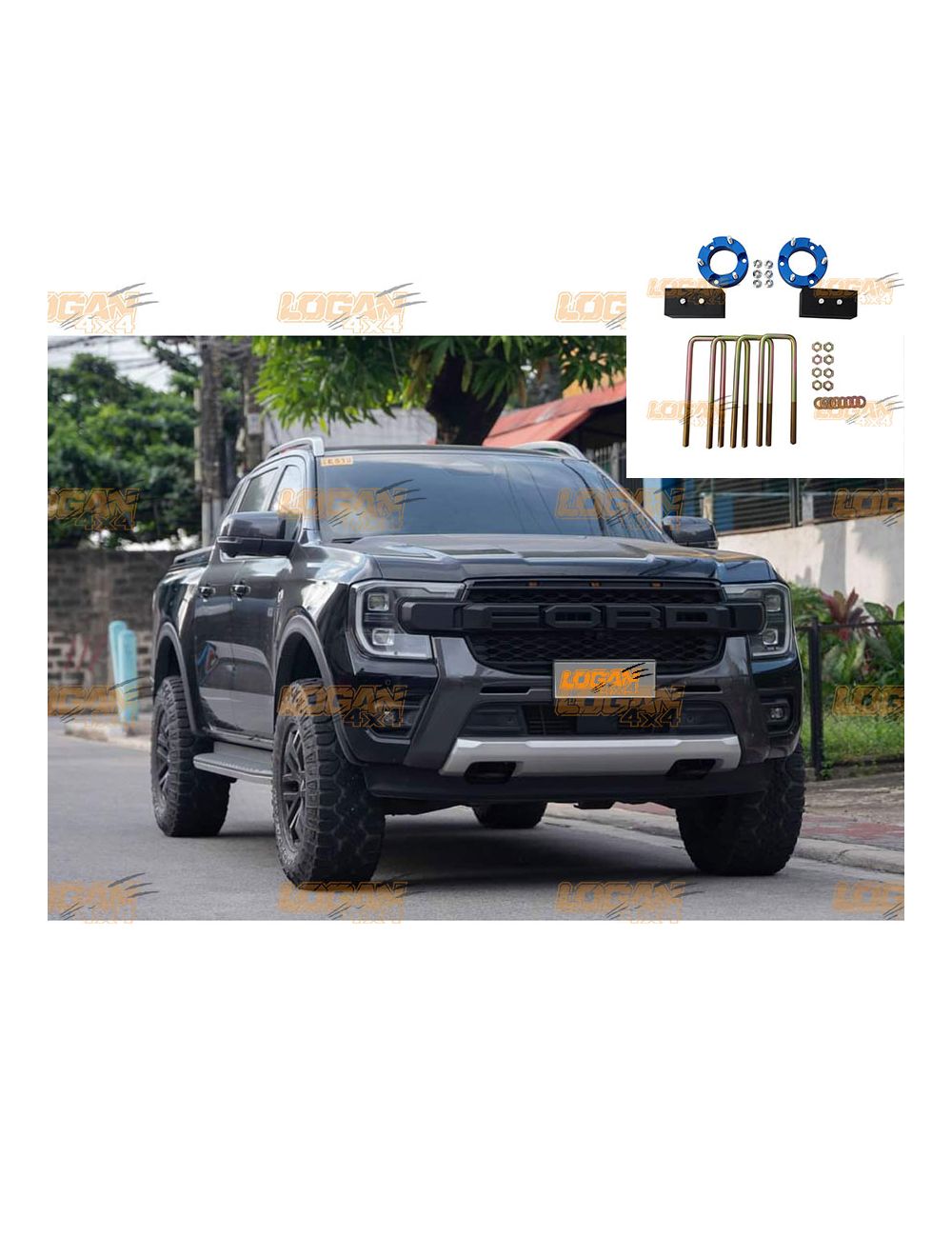 Front & Rear Body Lift Kit / Suspension Body Lift 2 Inch for Ford Ranger T9  2023