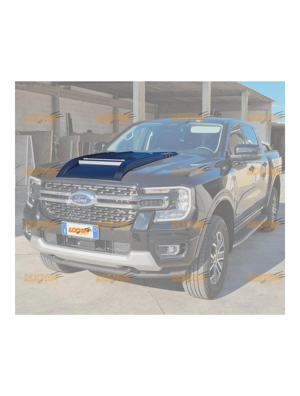 Bonnet Scoop Matte Black for Ford Ranger T9