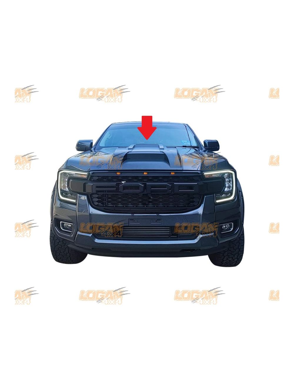 Prise d'Air / Enjoliveur de Capot pour Ford Ranger T9 2023 - Modèle BIG