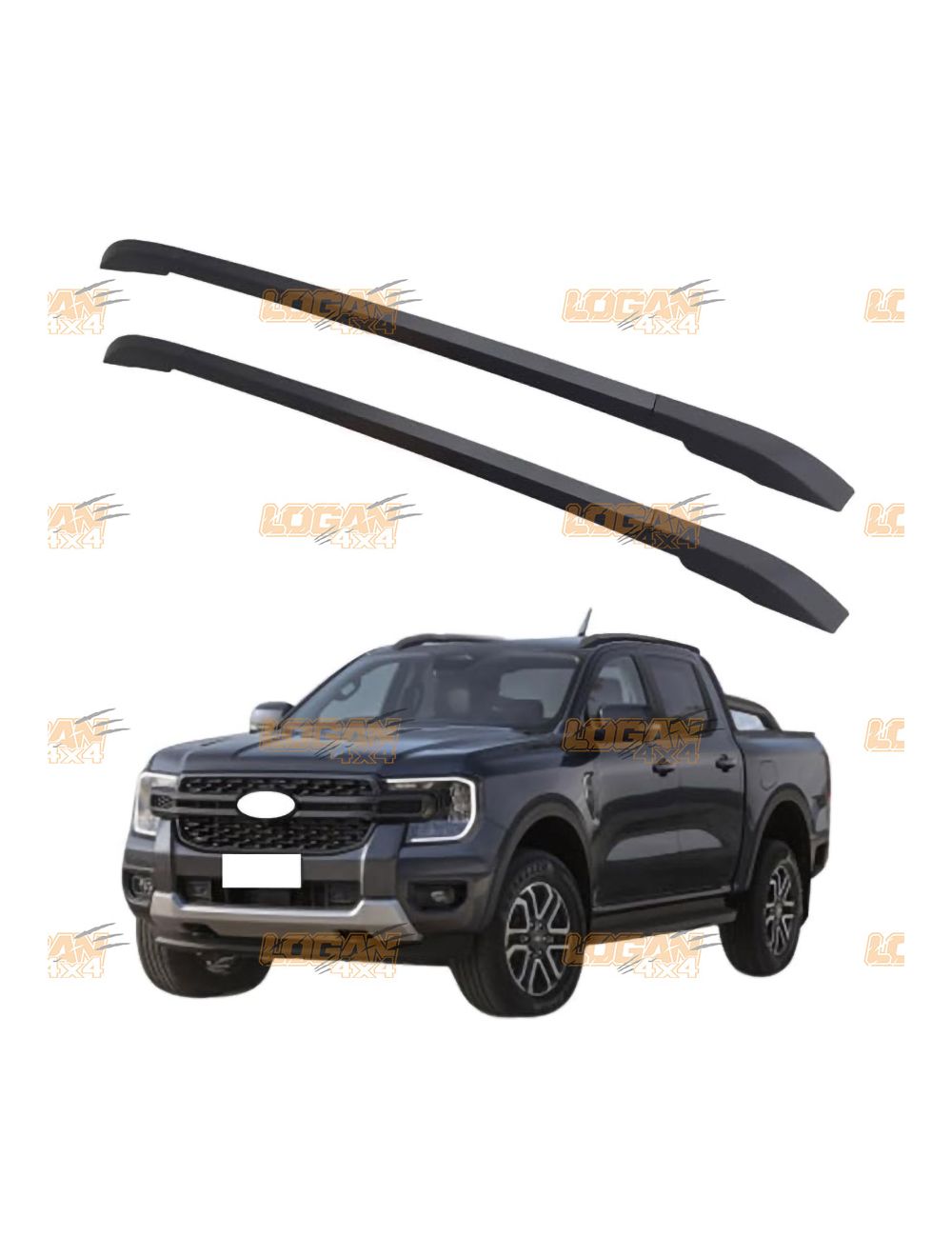 Roof Rails Side Rails Roof Rack for Ford Ranger T9 2023 2024