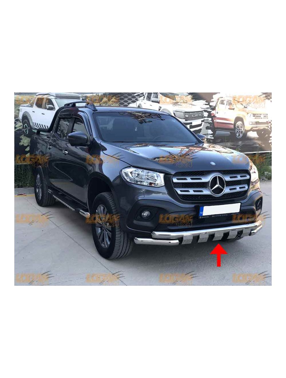Bull Bar Front City Spoiler Bar Frontguard Double Spoiler Bar