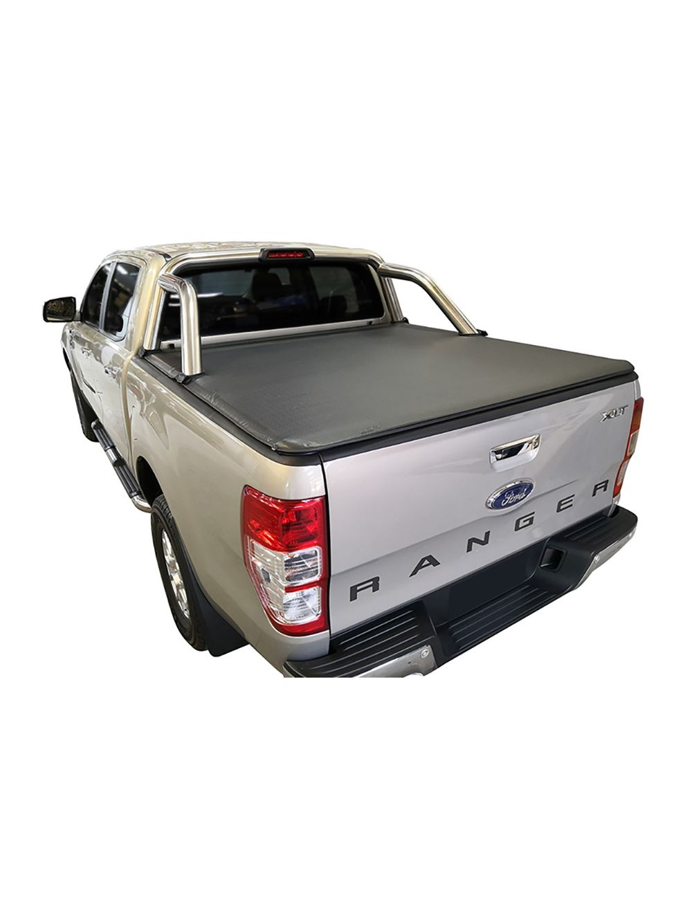 Laderaumabdeckung für Ford Ranger T8 Limited (Oder XLT mit Stylingbar Ohne  Schutzgitter) 2019 - 2023 Double-Cab mit Orig. Ford Styling-Bar