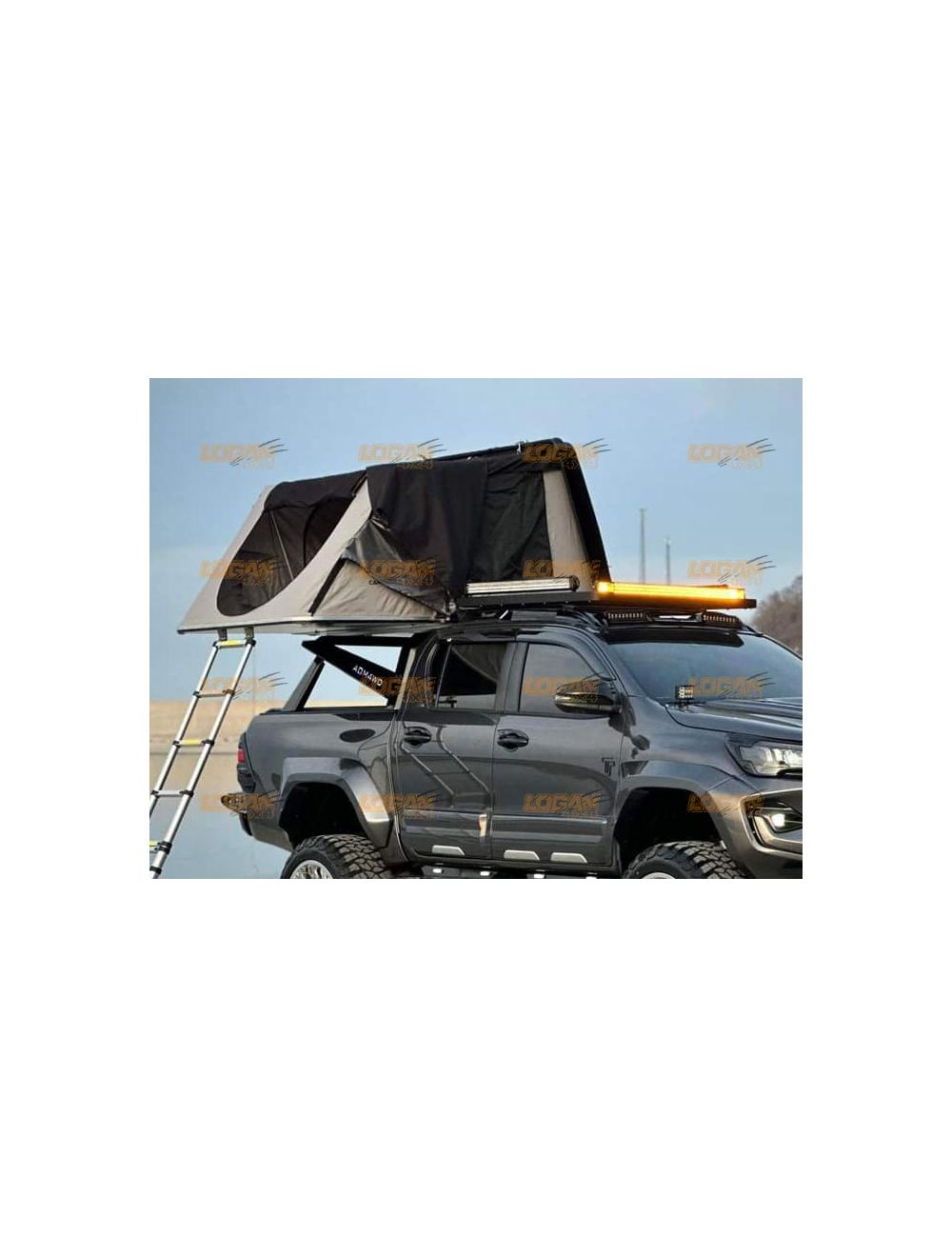 Bed Cargo Rack Tent Roll Bar for Ford Ranger T6 T7 T8 T9 2012 2024 XL Limited XLT Tremor Raptor with TUV ABE Certification Aerodynamic Design Not compatible with Sportbar