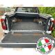 Set 2 Tappeti neri per Cassone e Sponda resistenti ad acqua ed umidità in moquette nautica, waterproof per Ford Ranger T9 2023 - 2024