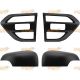 Cover Protezioni per specchietti e Coperture prese d'aria laterali per Ford Ranger T7 T8 2015 - 2023