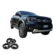 Radläufe / Kotflügelverbreiterungen 10 cm mit Reflektor und Spurverbreiterungen / Distanzscheiben für Ford Ranger T9 2023 – 2025 Limited, XL und XLT