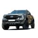 Pare-Buffle / Barre de Protection Avant / Pare-choc modèle Tiger pour Ford Ranger T9 2023 - 2025 en acier peint noir (Toutes les finitions)