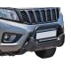 Bull Bar / Protezione / Barra Paraurti Anteriore Tubolare per Nissan Navara NP300 2014 - 2022 in Acciaio Verniciato Nero 