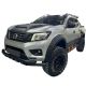 Bull Bar / Protezione / Barra Paraurti Anteriore Modello Tiger per Nissan Navara NP300 2015 - 2023 in Acciaio Verniciato Nero