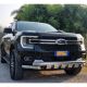 Bull Bar / Protezione / Barra Paraurti Anteriore Modello Tiger per Ford Ranger T9 2023 - 2025 in Acciaio Inox (Tutti gli allestimenti)