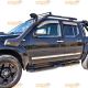 Trittbretter / Rockslider / Seitenschweller für Nissan Navara D40 2005 – 2015 Modell Kohlenstoffstahl mit Mittelpartition mit TÜV / ABE Teilegutachten