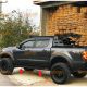 Marchepieds Latéraux / Protections Latérales / Marches Latérales pour Ford Ranger 2012 - 2023 T6 T7 T8 Acier au carbone avec Certification TÜV / ABE