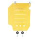 Piastra Paramotore Sottomotore Centrale per Ford Ranger Protezione Sottoscocca GIALLA in Acciaio S355 T6 T7 T8 2012 - 2023