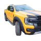 Extensions Ailes / Élargisseurs Ailes de roue avec vis esthétiques en acier inoxydable pour Ford Ranger T9 2023 - 2024 Wildtrak, XL et XLT avec ruban adhésif 3M VHB original préinstallé